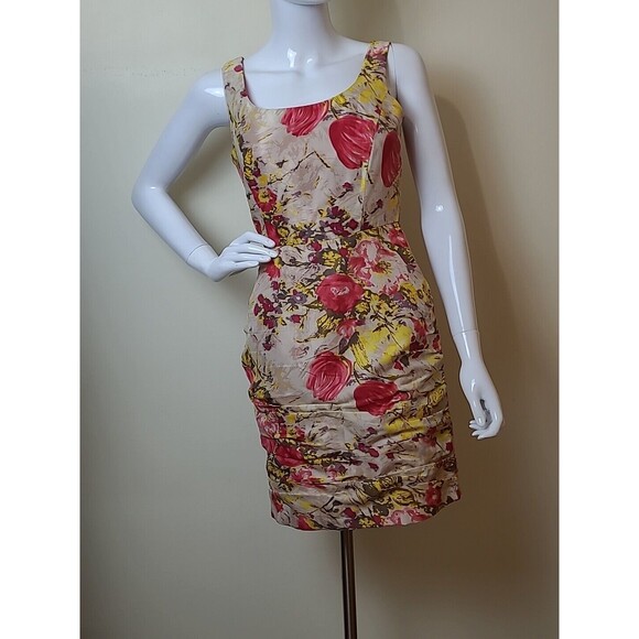 Donna Ricco Dresses & Skirts - Donna Ricco Floral Sleeveless Knee Length Dress Size 2 Petite